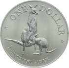 Australien 1 Dollar 1996 Känguru - 1 Unze Feinsilber